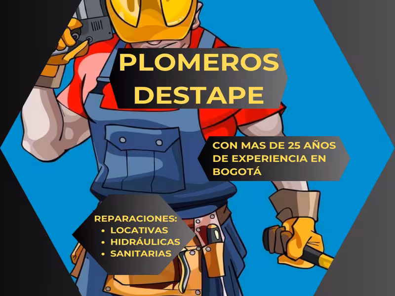 Plomeros Destape y Reparaciones en Bogotá